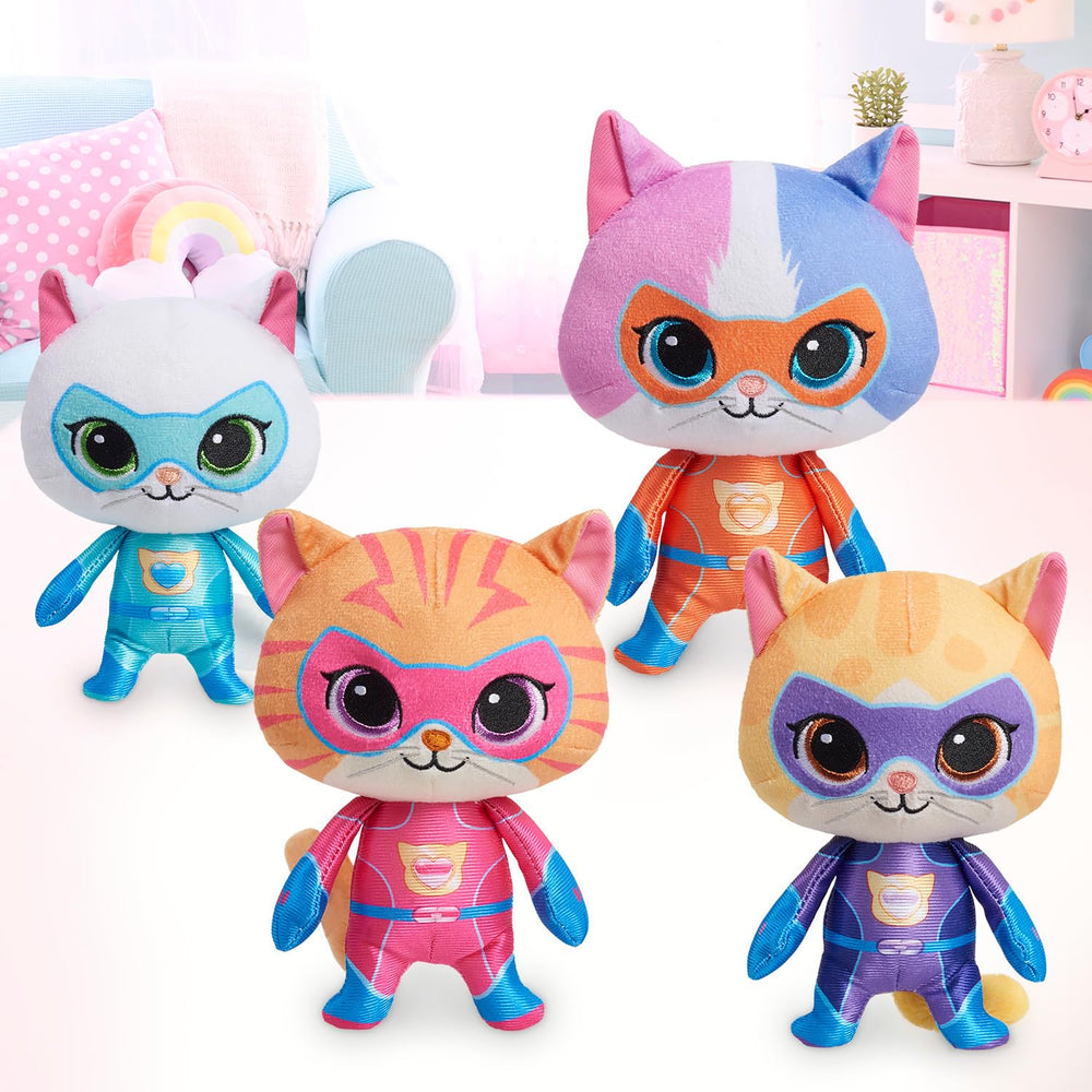 Just Play SuperKitties Sparks plush is ideal for nap-time cuddling