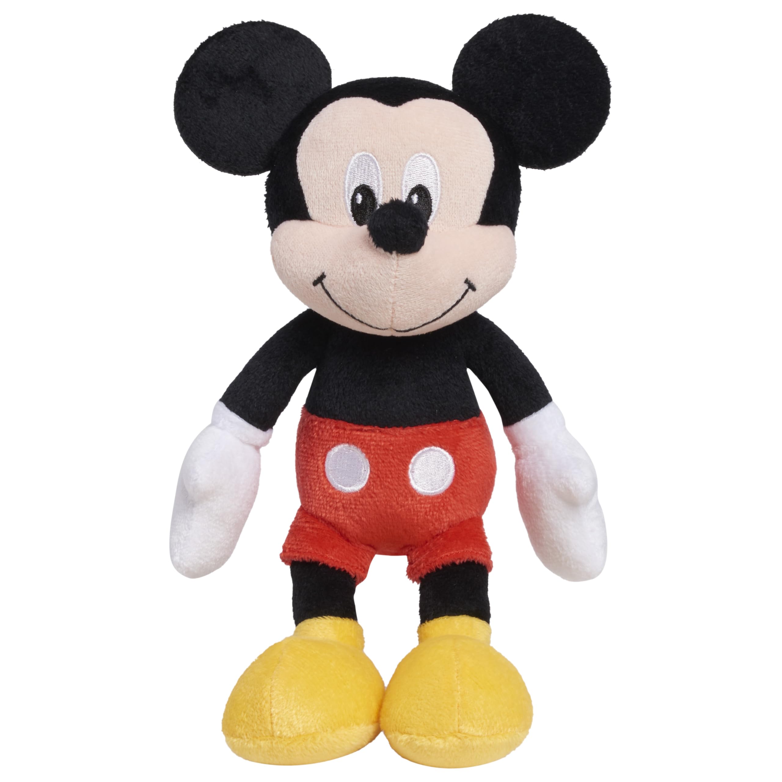 Just Play Mickey Mouse beanbag plush close-up for imaginative play and cuddling