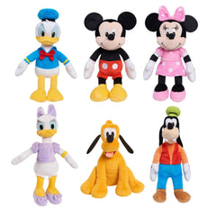 Just Play Mickey Mouse plush showing collectible size easy to collect