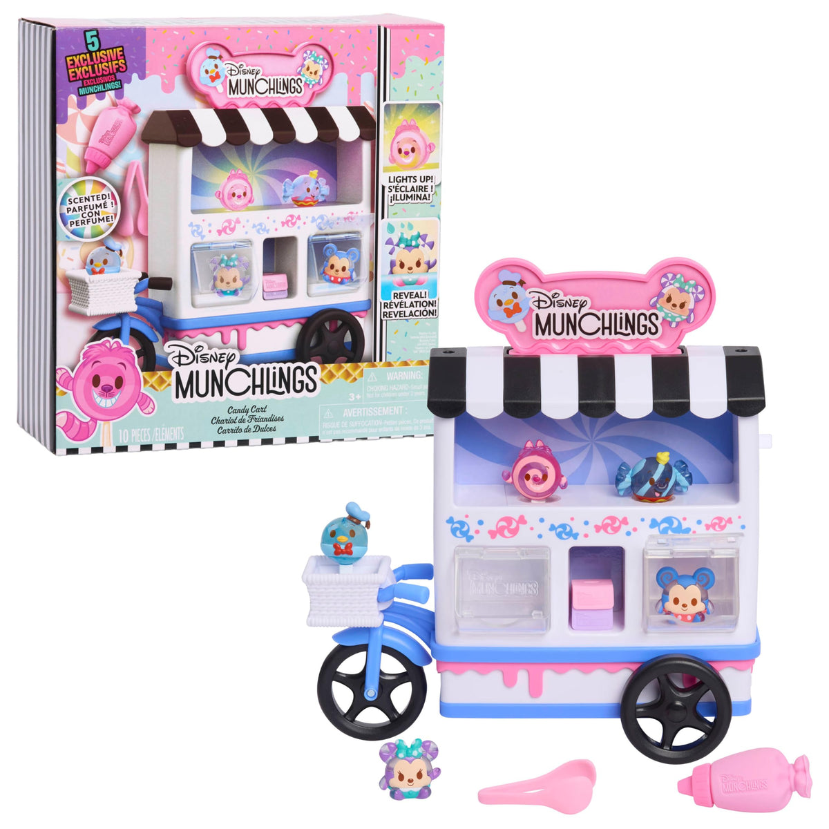 Just Play Disney Munchlings Candy Cart for imaginative pretend play