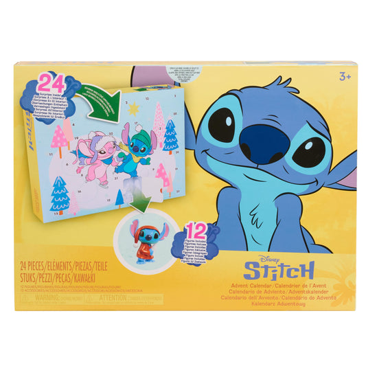 Just Play Disney Stitch Advent Calendar Stitch figure ready for daily unboxing and play