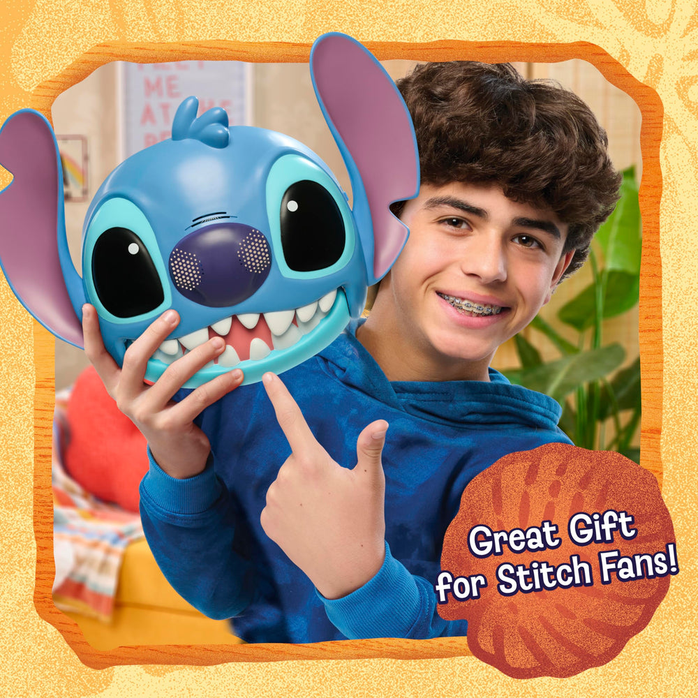 Just Play Disney Stitch mask with batteries included for immediate fun