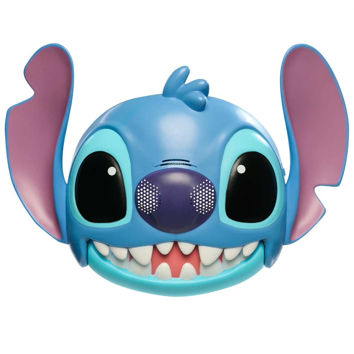 Just Play Disney Stitch Talking Mask front view with moving mouth for lively roleplay