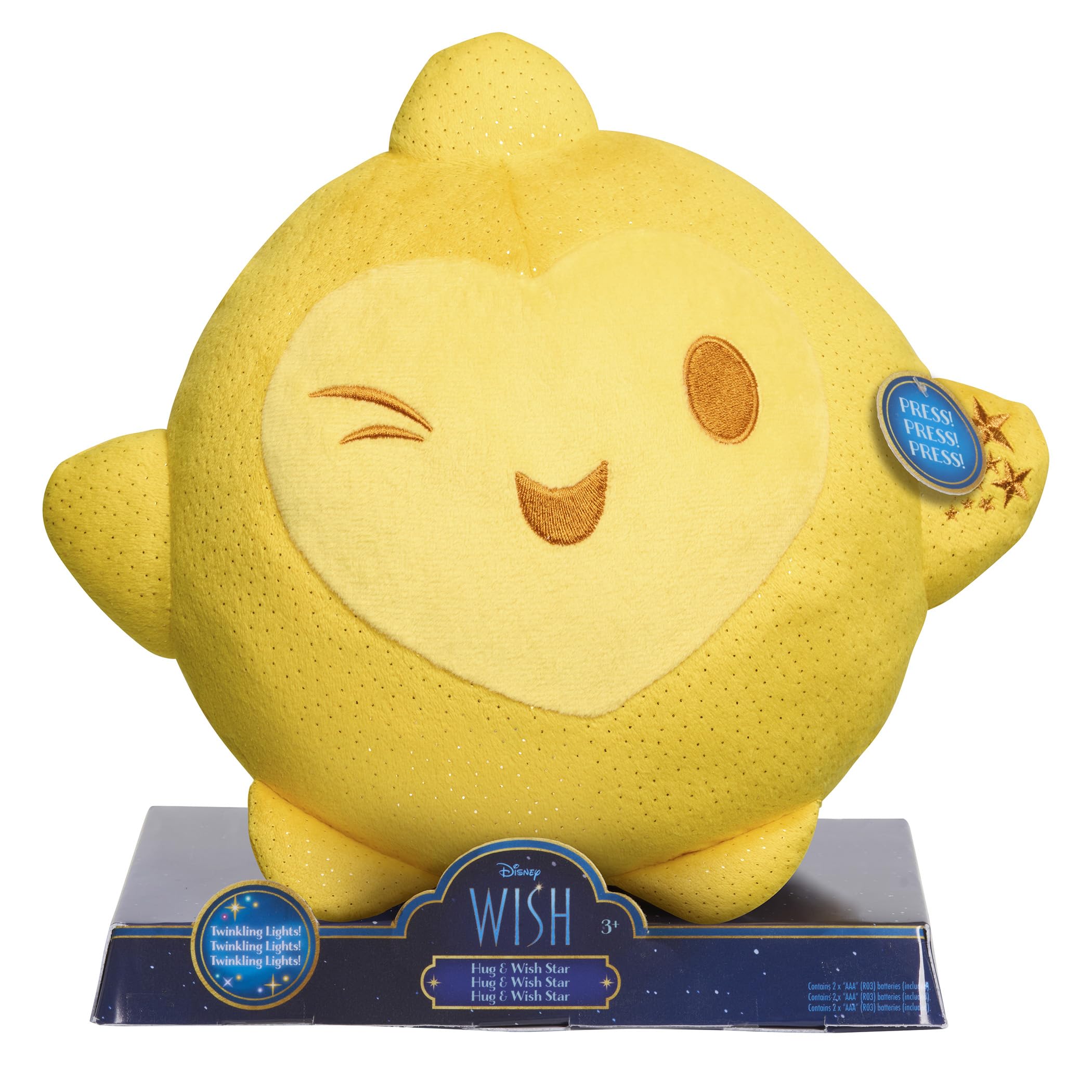 Just Play Disney Wish Hug & Wish Star gift-ready packaging for fans