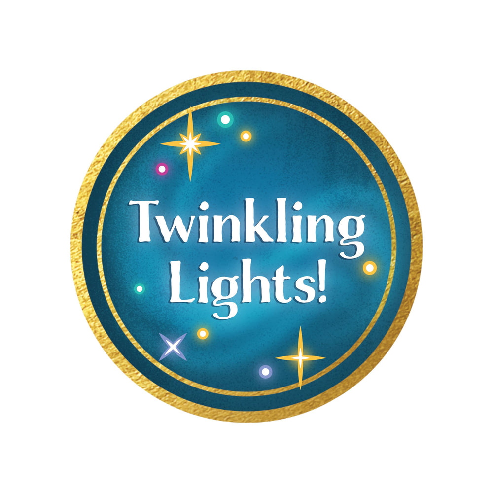 Just Play Disney Wish Hug & Wish Star squeeze activates soft glowing lights for comfort