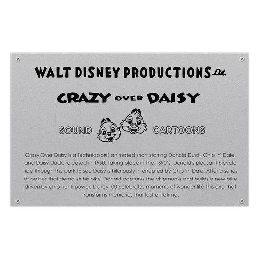 Just Play Disney100 Crazy Over Daisy mechanized display box with interactive movement