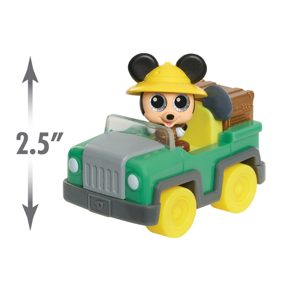 Just Play Doorables Jungle Adventure Vehicle supports imaginative exploration.