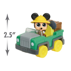 Just Play Doorables Jungle Adventure Vehicle supports imaginative exploration.