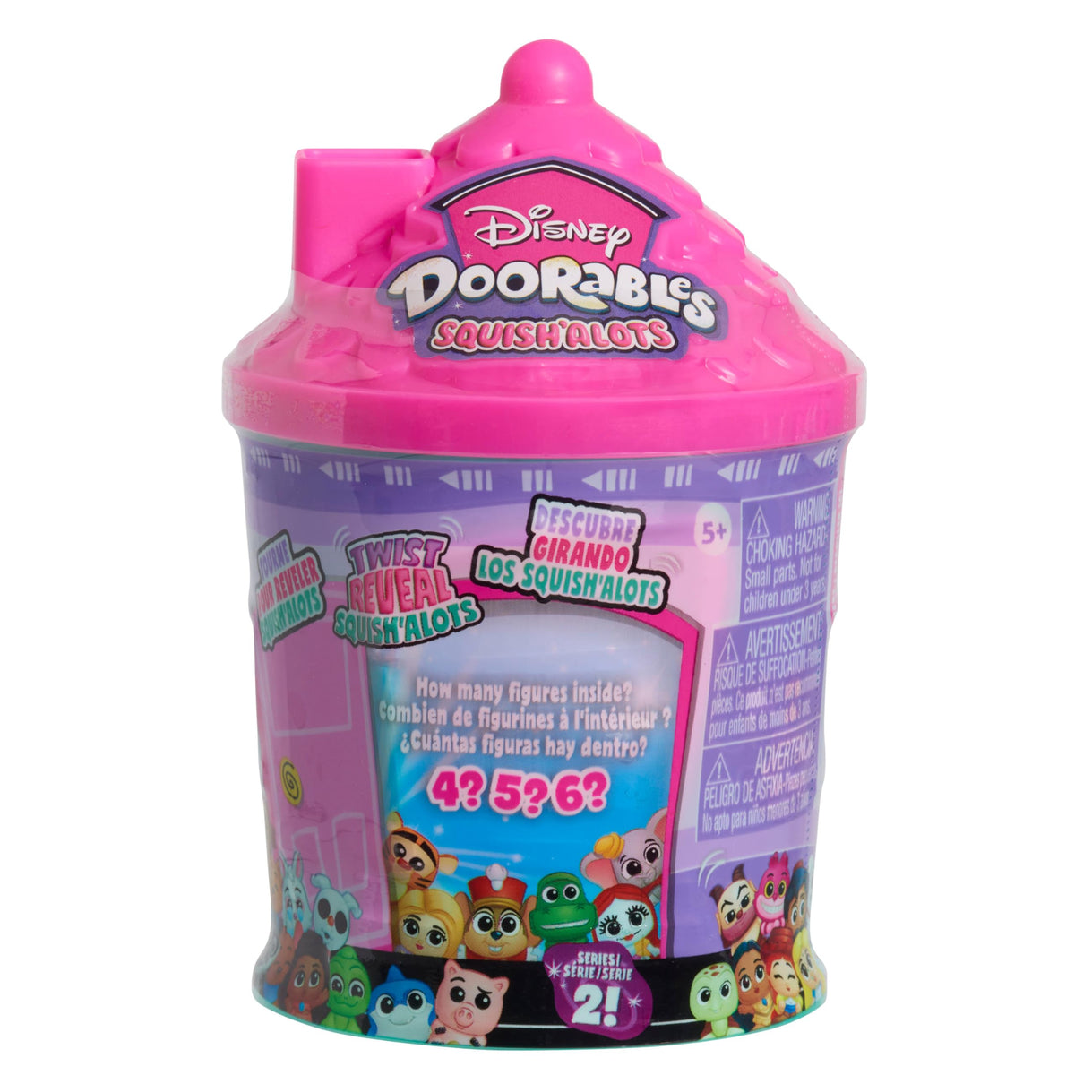 Just Play Doorables Squish’Alots front door reveal for tiny Disney surprises.