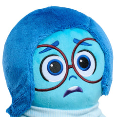 Just Play Inside Out 2 Sadness plush with embroidered facial features for expressive play.