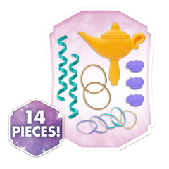 Just Play Jasmine glitter hair ties provide secure hold during play.