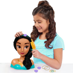Just Play Jasmine magic lamp brush close-up for easy brushing and styling.