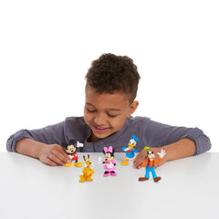 Just Play Mickey Mouse collectible figure set Minnie figure in pose for storytelling fun.