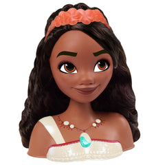 Just Play Moana 2 hairdressing head doll-collection pairs with other heads for styling parties.