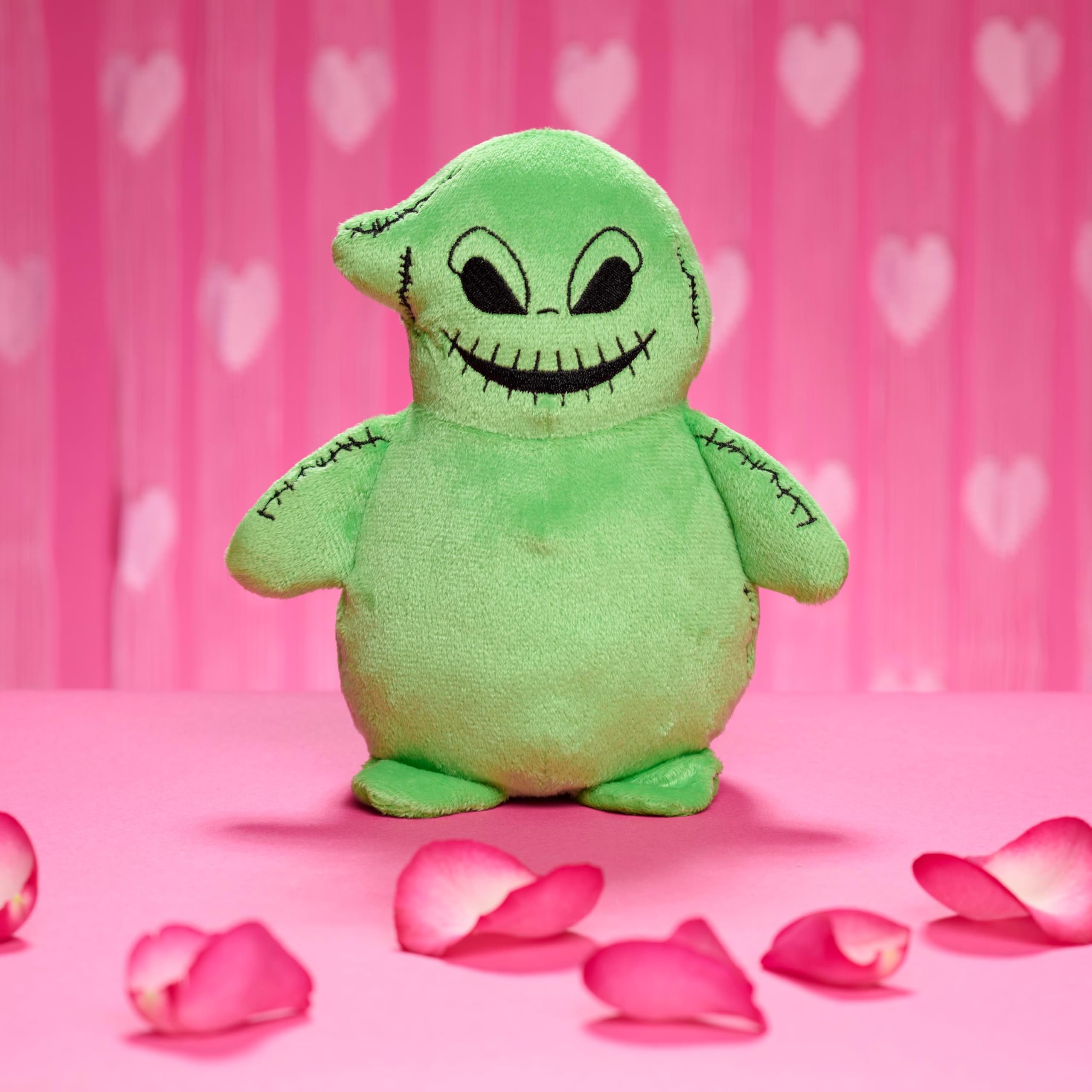 Just Play Oogie Boogie plush huggable toy for kids ages 3 and up.