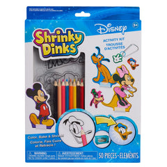Just Play Shrinky Dinks instruction sheet guiding curious young crafters.