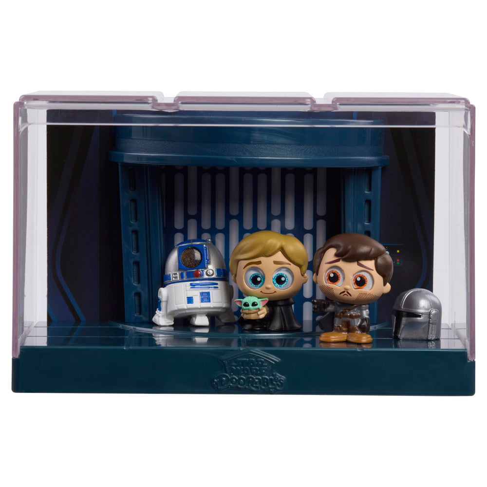 Just Play Star Wars Doorables card backdrop reveal for diorama setup.
