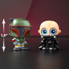 STAR WARS Doorables glittery helmet lenses enhance display appeal.