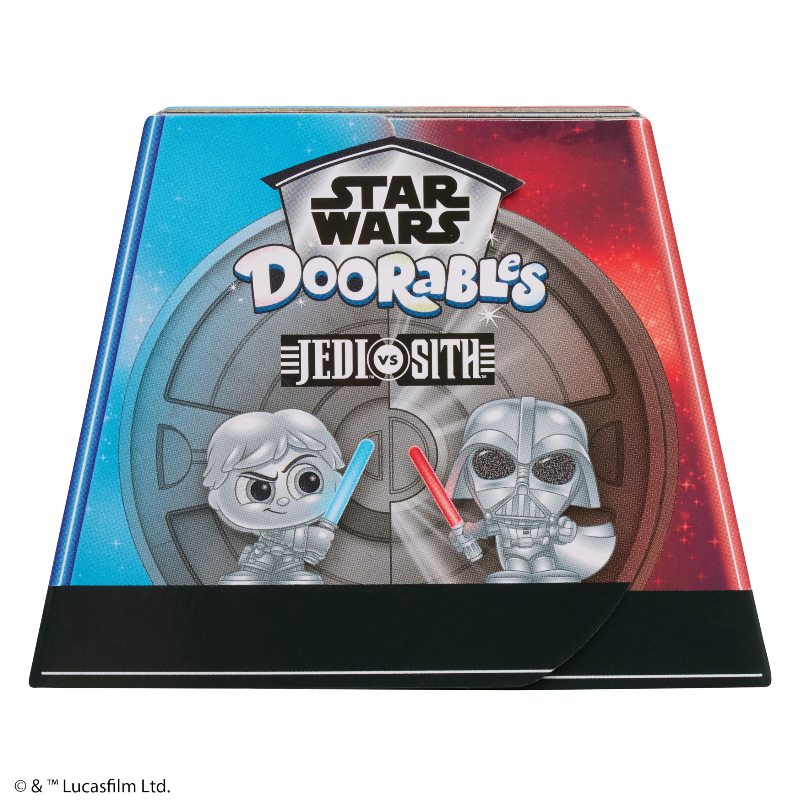 Just Play STAR WARS Doorables display backdrop featuring Death Star II throne room for dramatic shelf display
