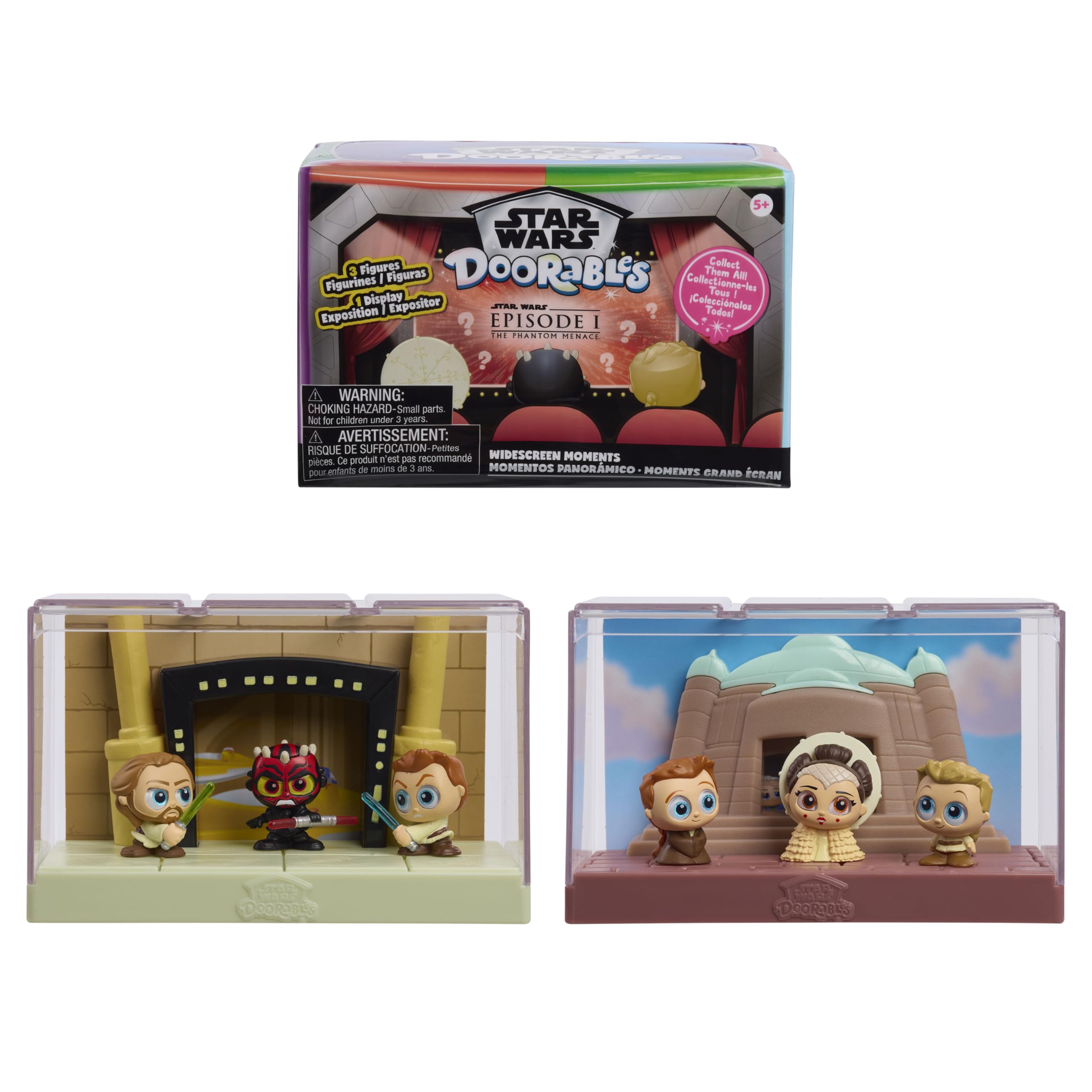 Just Play Star Wars Doorables Widescreen Moments backdrop scene for immersive display and storytelling.