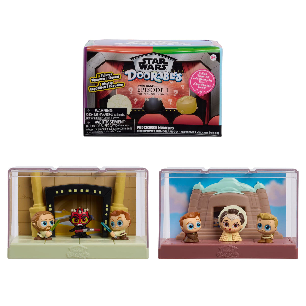 Just Play Star Wars Doorables Widescreen Moments backdrop scene for immersive display and storytelling.