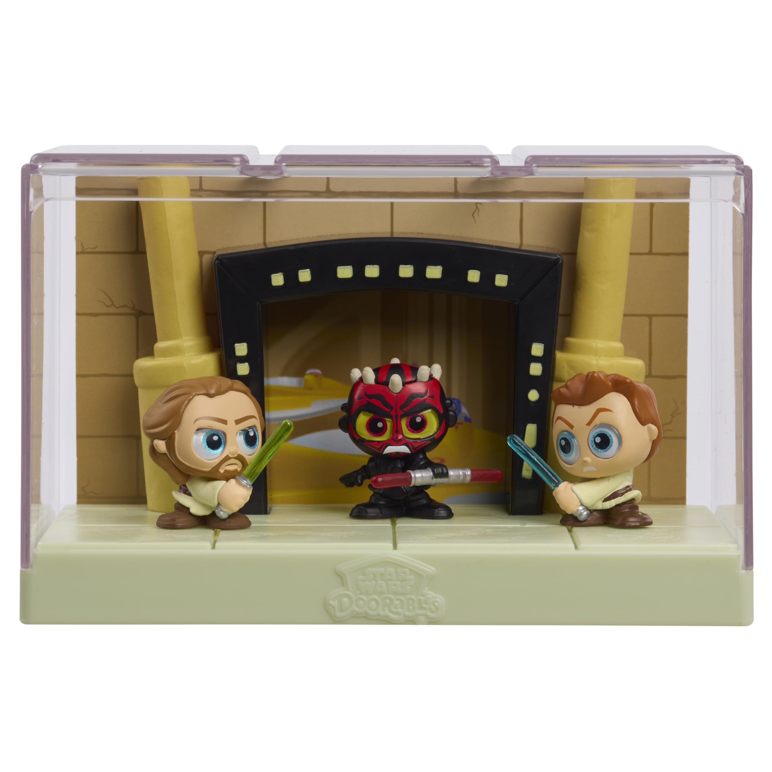 Just Play Star Wars Doorables Widescreen Moments removable figures for hands-on play.
