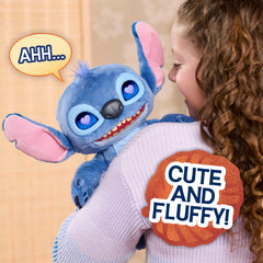 Just Play Stitch head scratch moment reveals a lovable personality.
