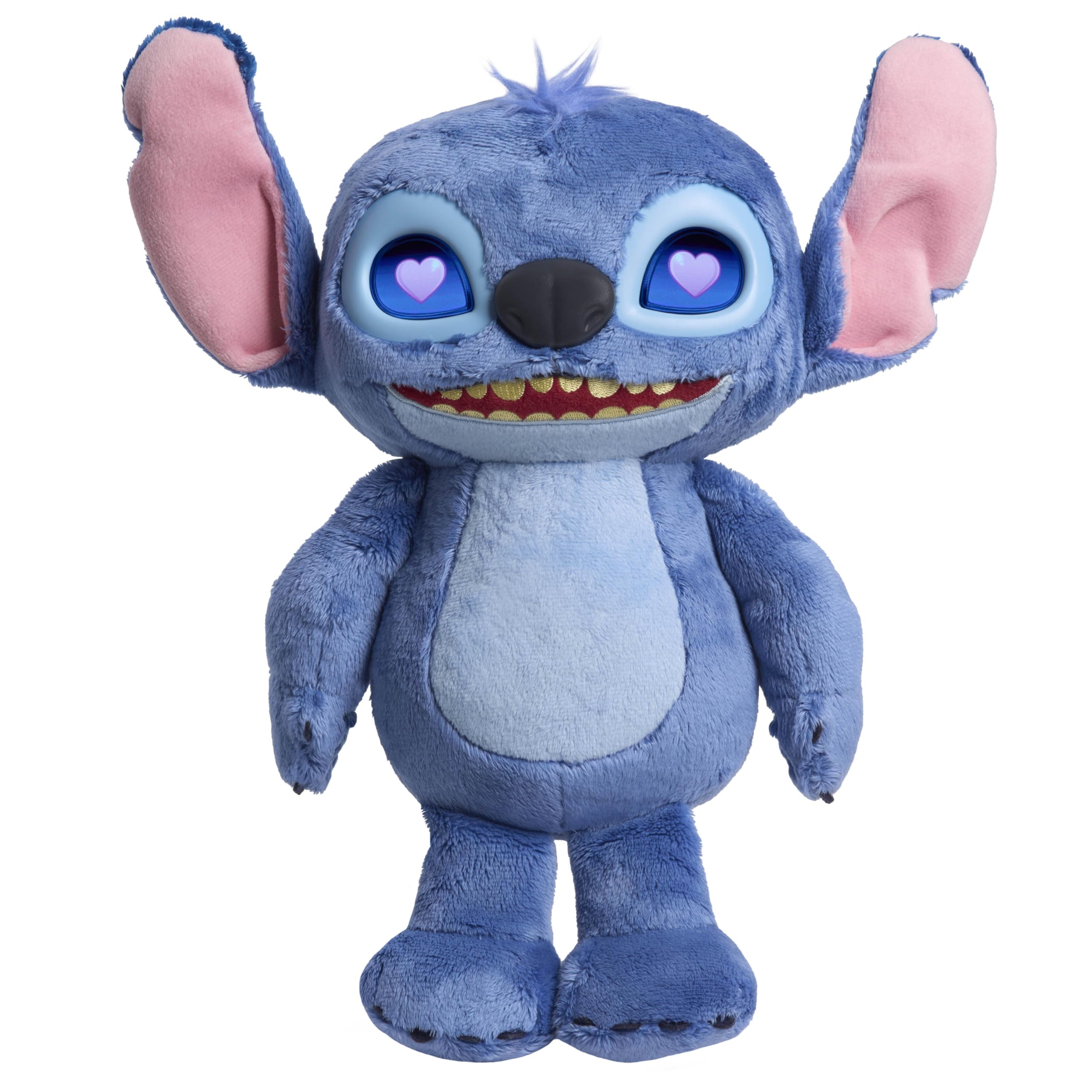 Just Play Stitch 14inch plush with LCD eyes sparks imaginative play.