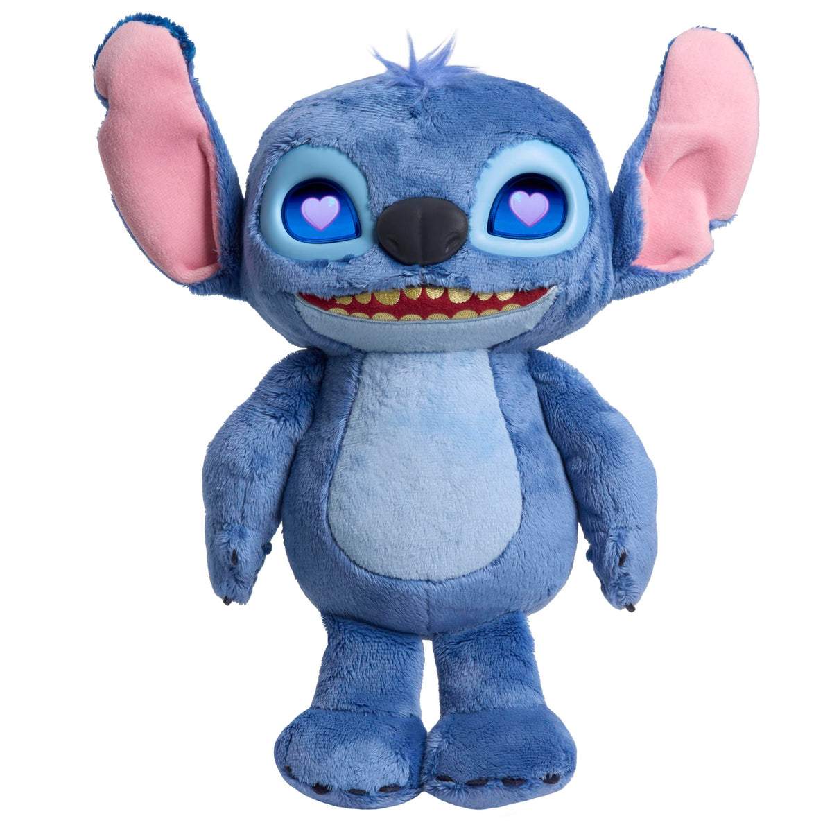Just Play Stitch 14inch plush with LCD eyes sparks imaginative play.