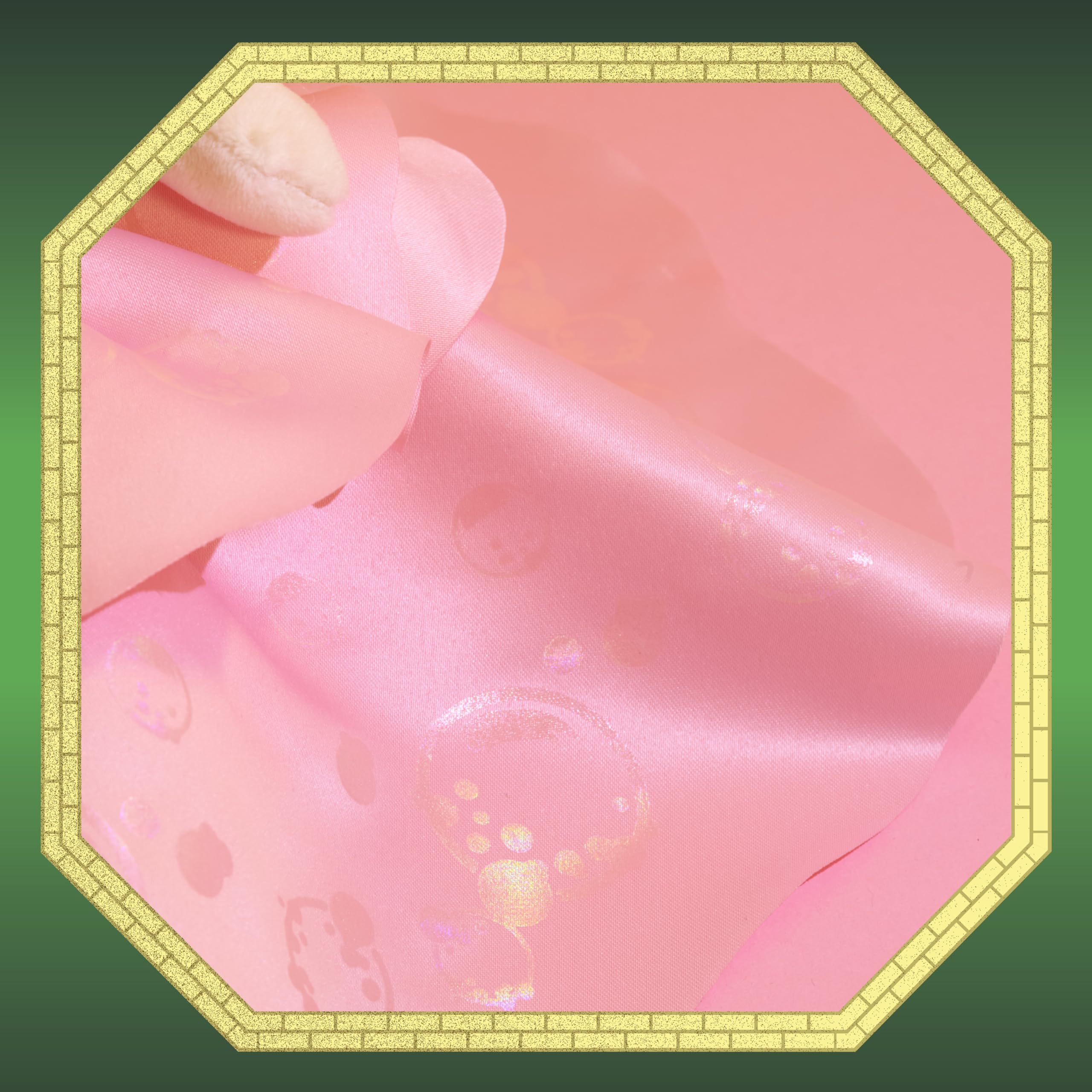 Just Play Wicked Glinda multi-textured fabrics provide rich tactile feel