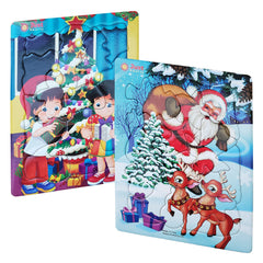 Just Smarty Christmas puzzle tree piece promotes focus and shape recognition
