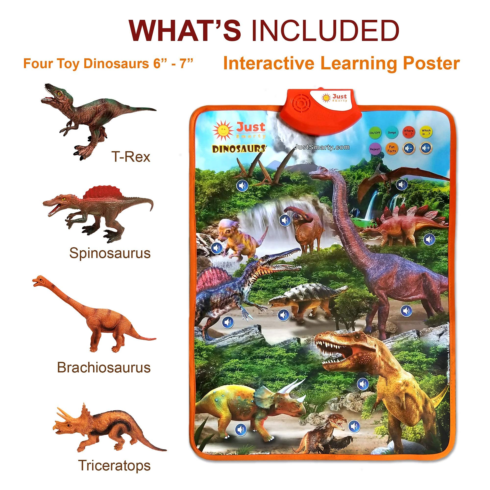 Just Smarty dinosaur sounds enhance interactive learning and excitement