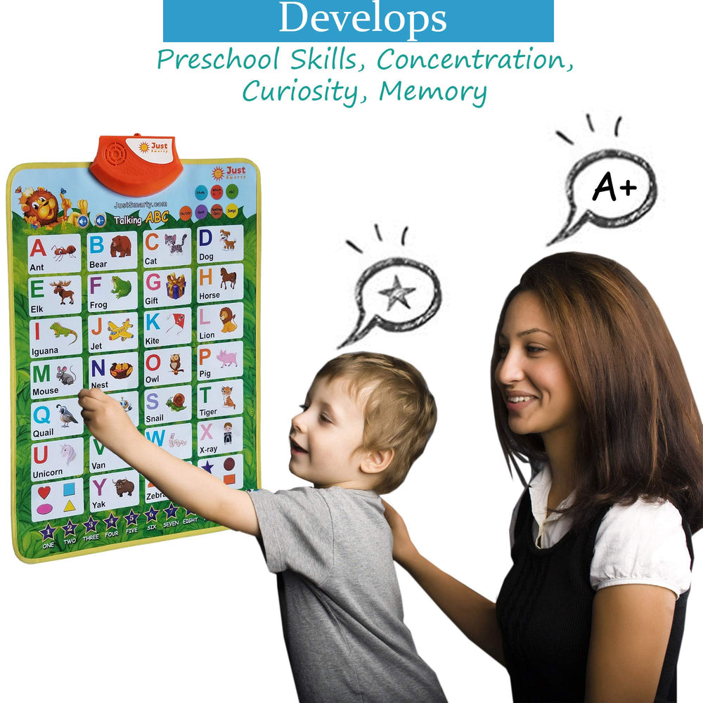 Just Smarty speech language building activity supports early language development.