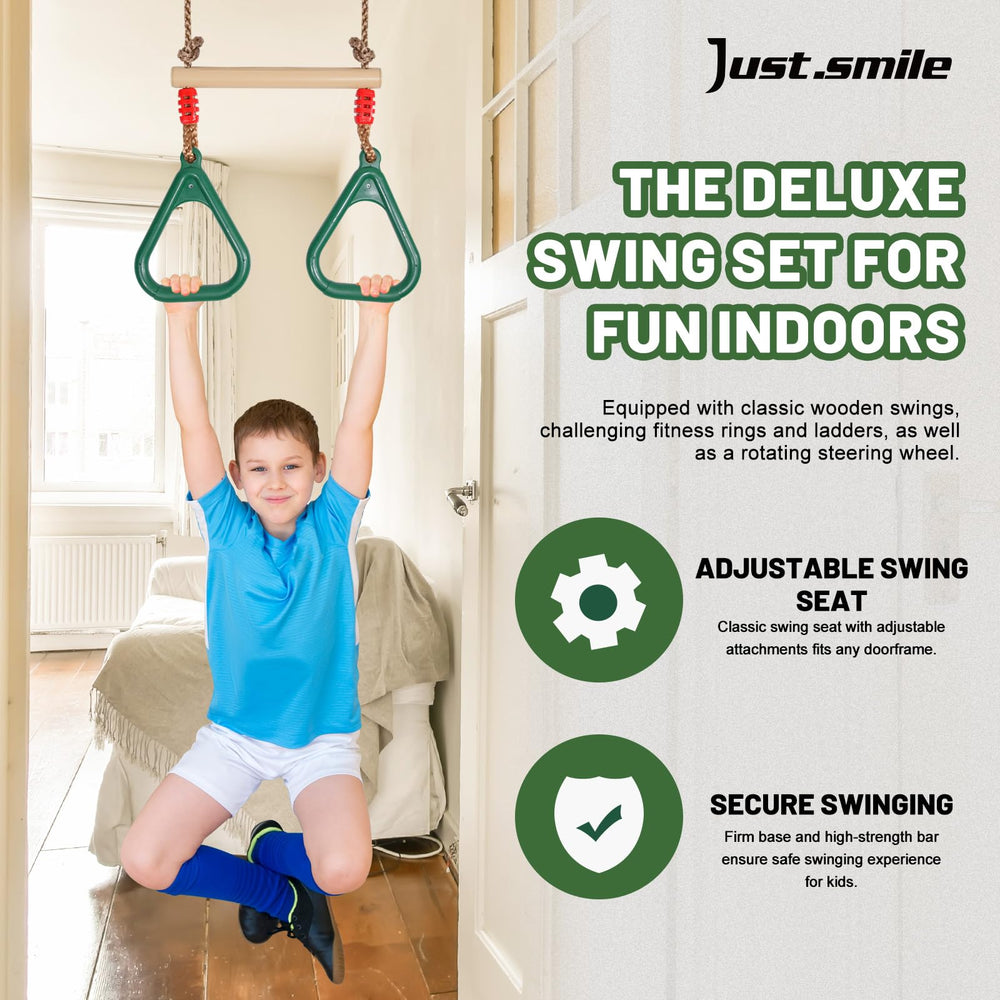 Just.smile doorway swing rotating disc adds dynamic balance practice