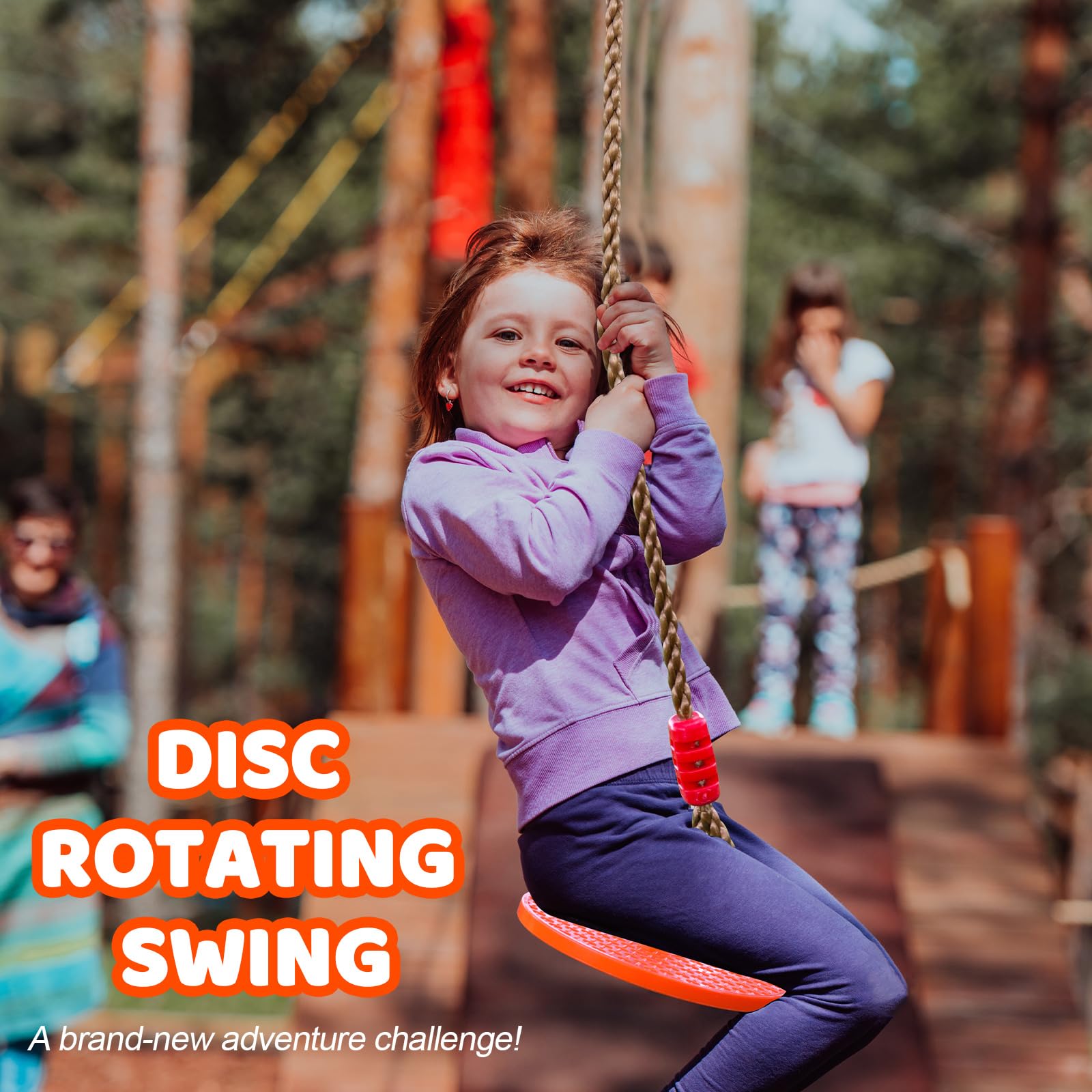 Just.smile lightweight travel-friendly swing for indoor rooms and outdoors.