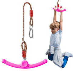 Just.smile Ninja-Twister close-up in rose-red enhances grip for safe, engaging play.