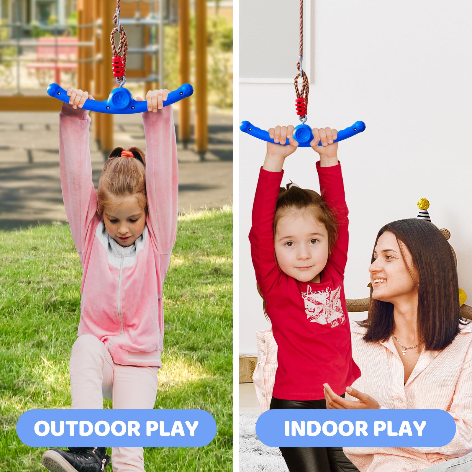 Just Smile PE material is durable for indoor and outdoor use