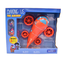 Just Toys LLC Among Us Airship exterior displays authentic licensed design for fans.