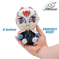 Just Toys LLC Persona5 plush Ren Amamiya 6-inch ideal for shelf display and gifting.