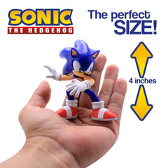 Just Toys LLC Sonic Series 3 figure back view suitable for showcase.