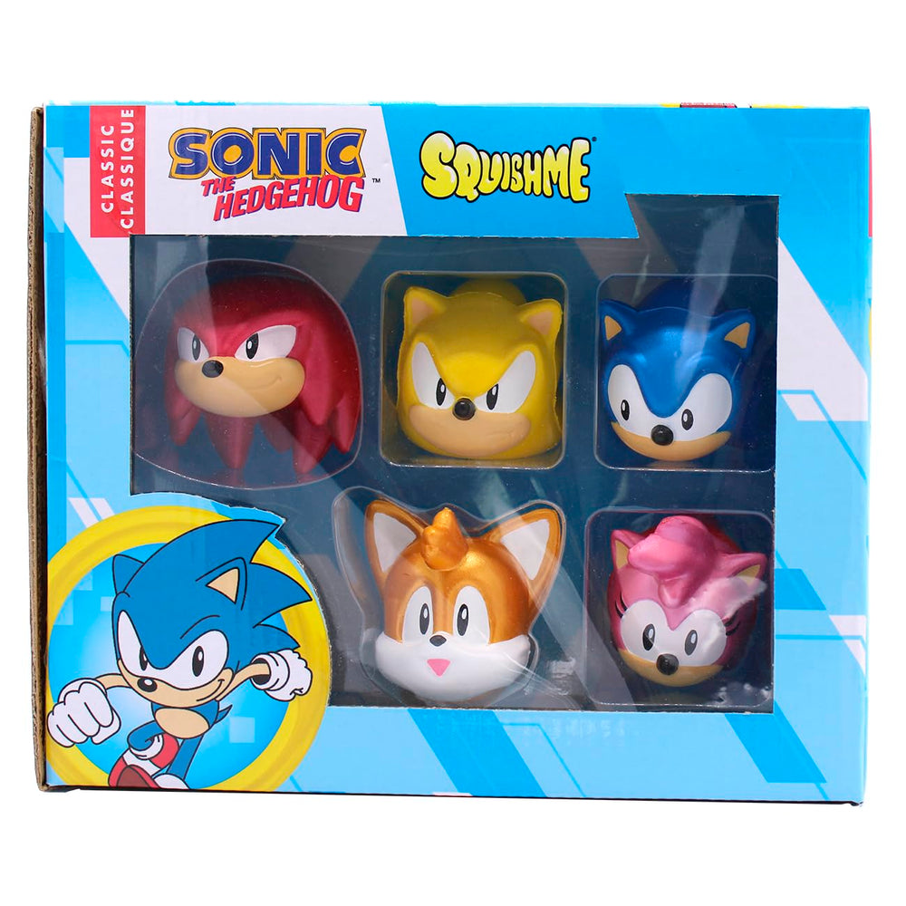 Just Toys LLC Sonic SquishMe Series 1 Collector Box cover for display and gifting.