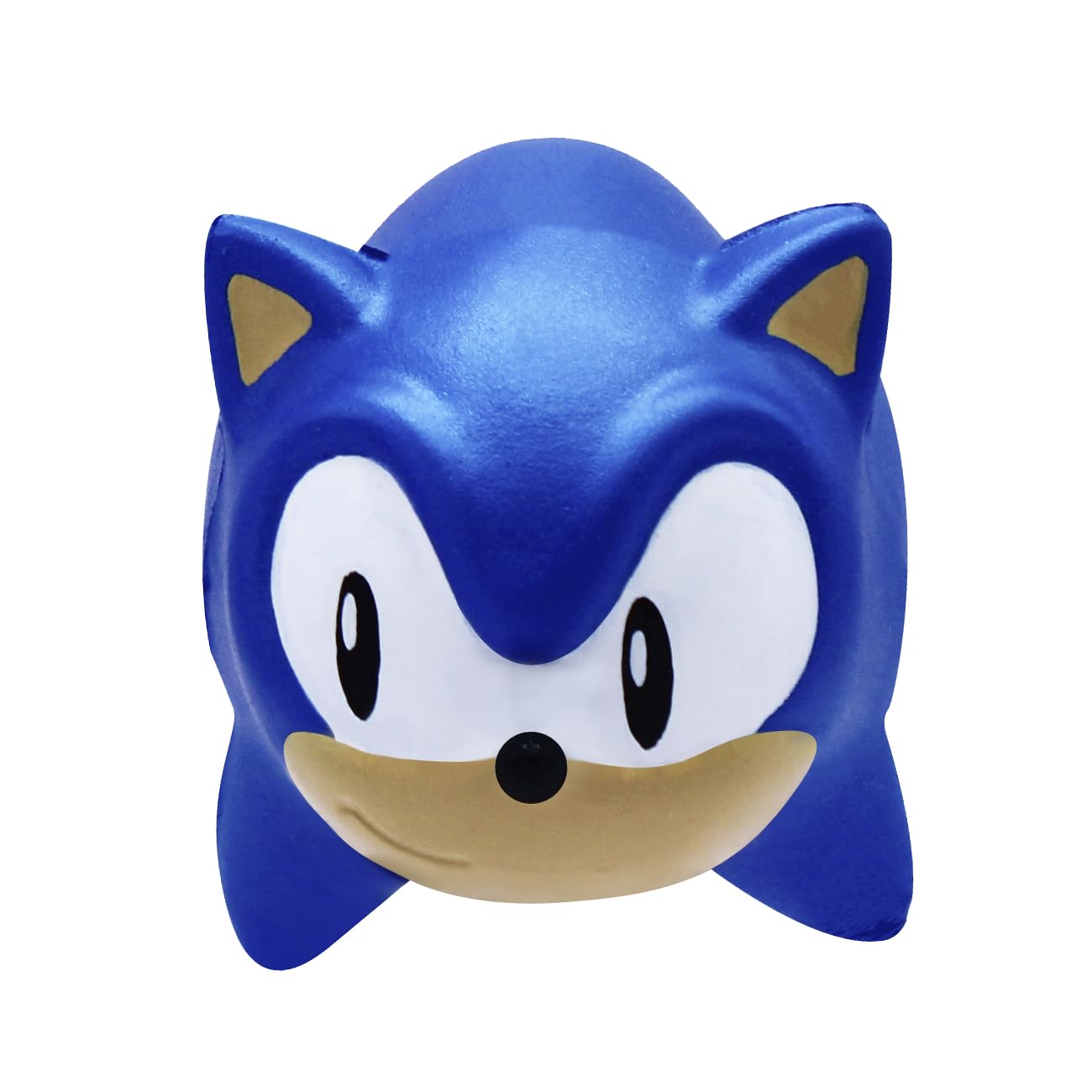 Just Toys LLC Sonic SquishMe Series 1 unboxing action photo with packaging.