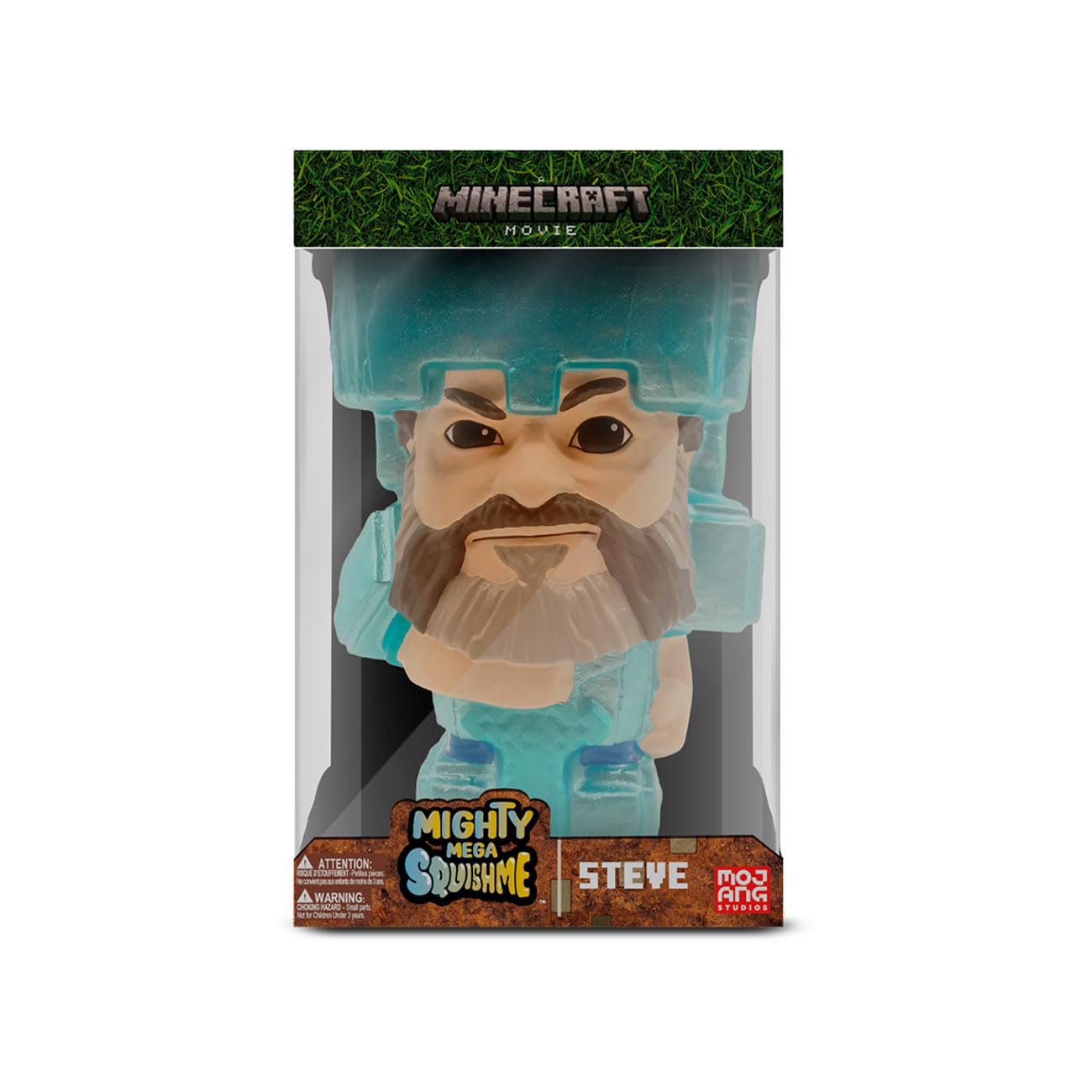 Just Toys Minecraft Diamond Steve SquishMe ideal as a gift for fans and display piece.