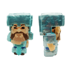Just Toys Minecraft Mighty Mega SquishMe close-up shows ultra-soft texture and slow-rise foam.