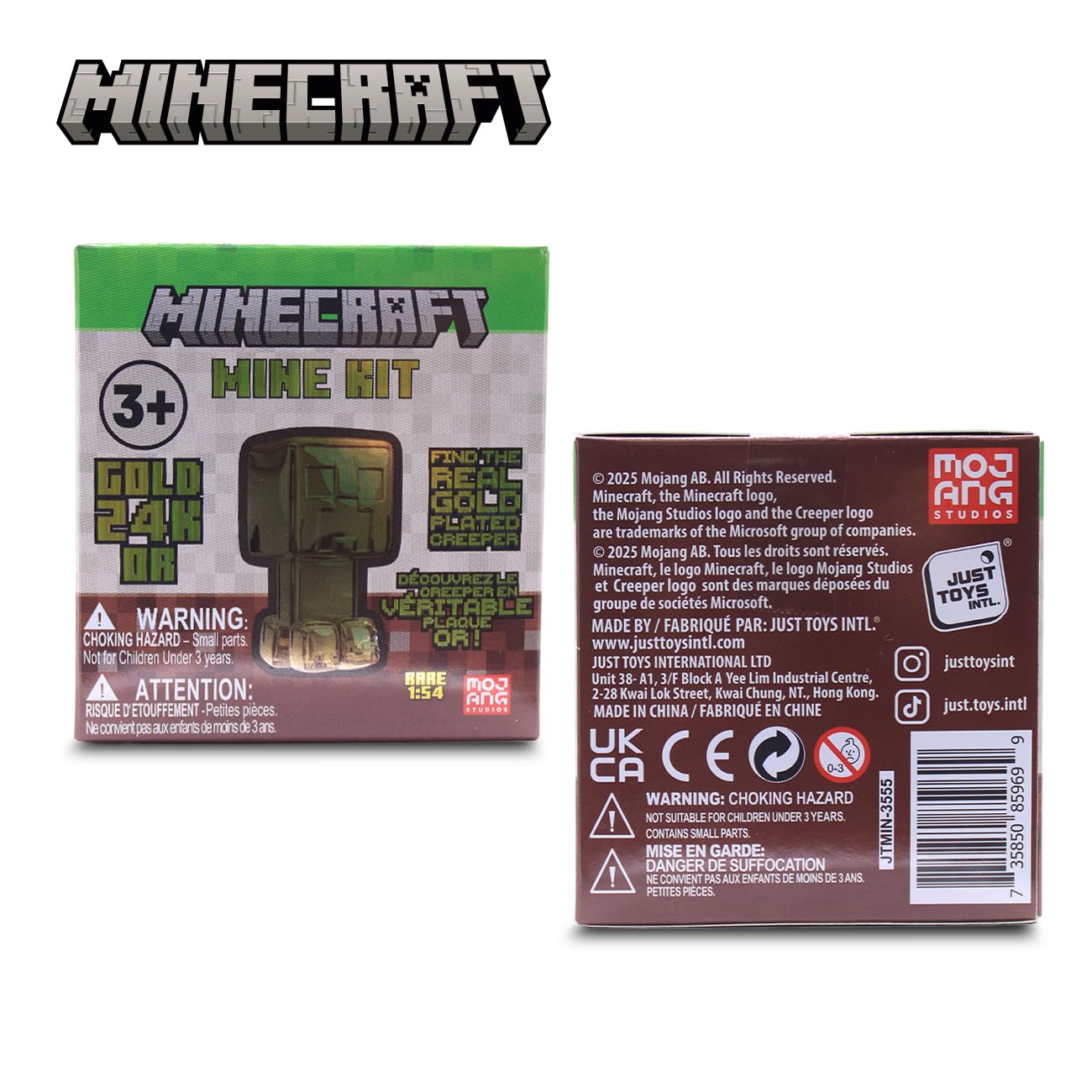 Just Toys Minecraft Mine Kit licensed collectible for Minecraft fans