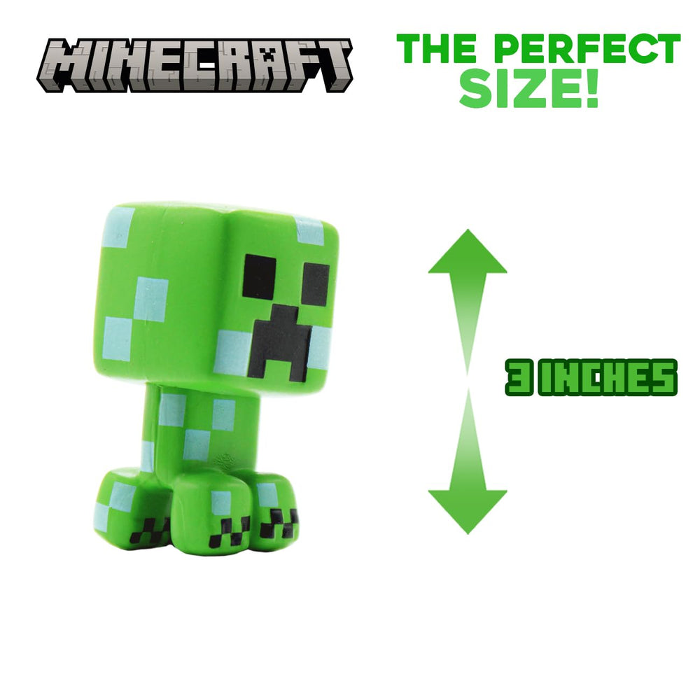 Just Toys Minecraft Mine Kit mini figure reveals Steve or Creeper during unboxing