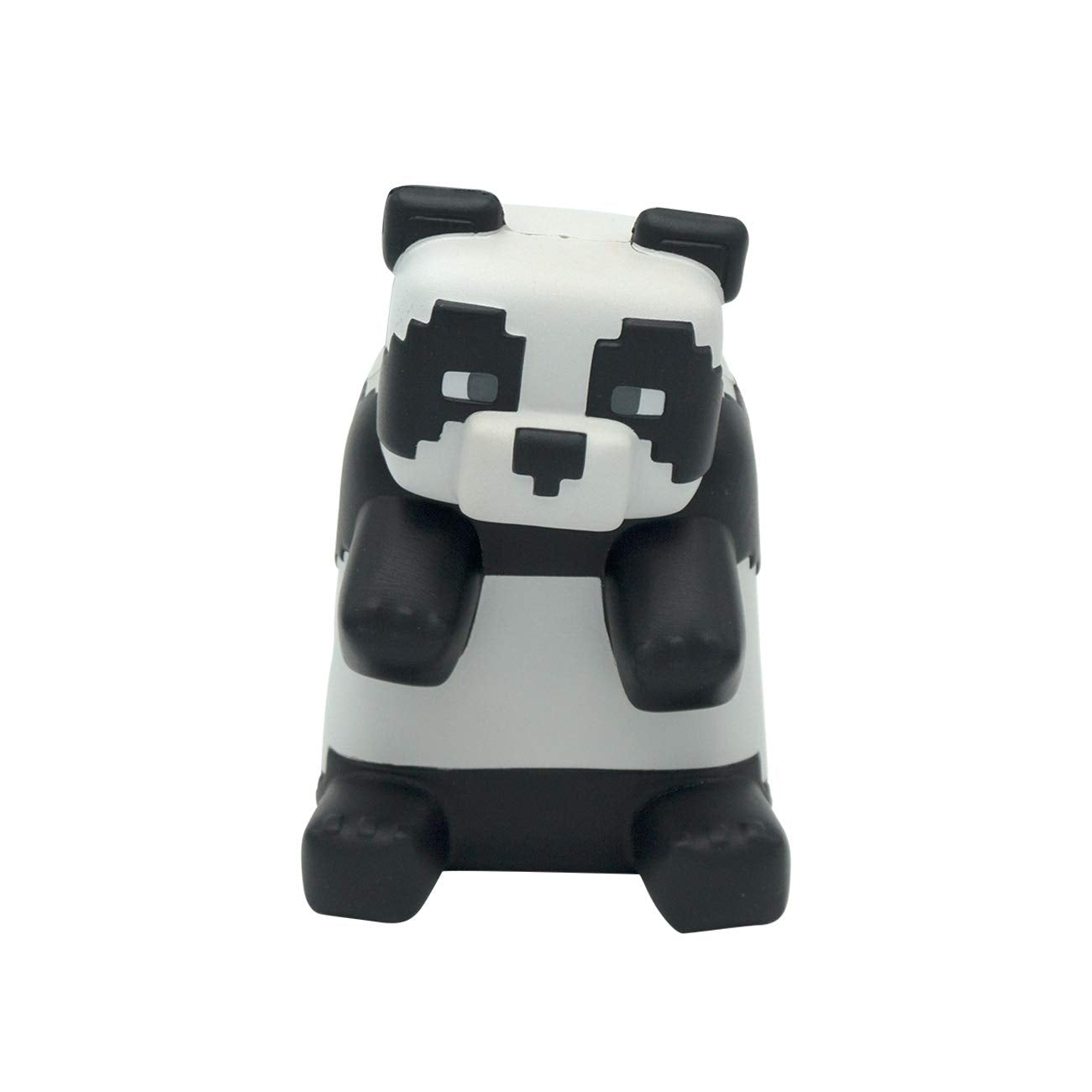 Just Toys Minecraft Panda Mega SquishMe front view for quick stress relief during breaks.