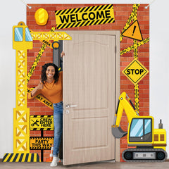 Justforjoyful construction truck prop adds playful vibes to birthday or classroom events.