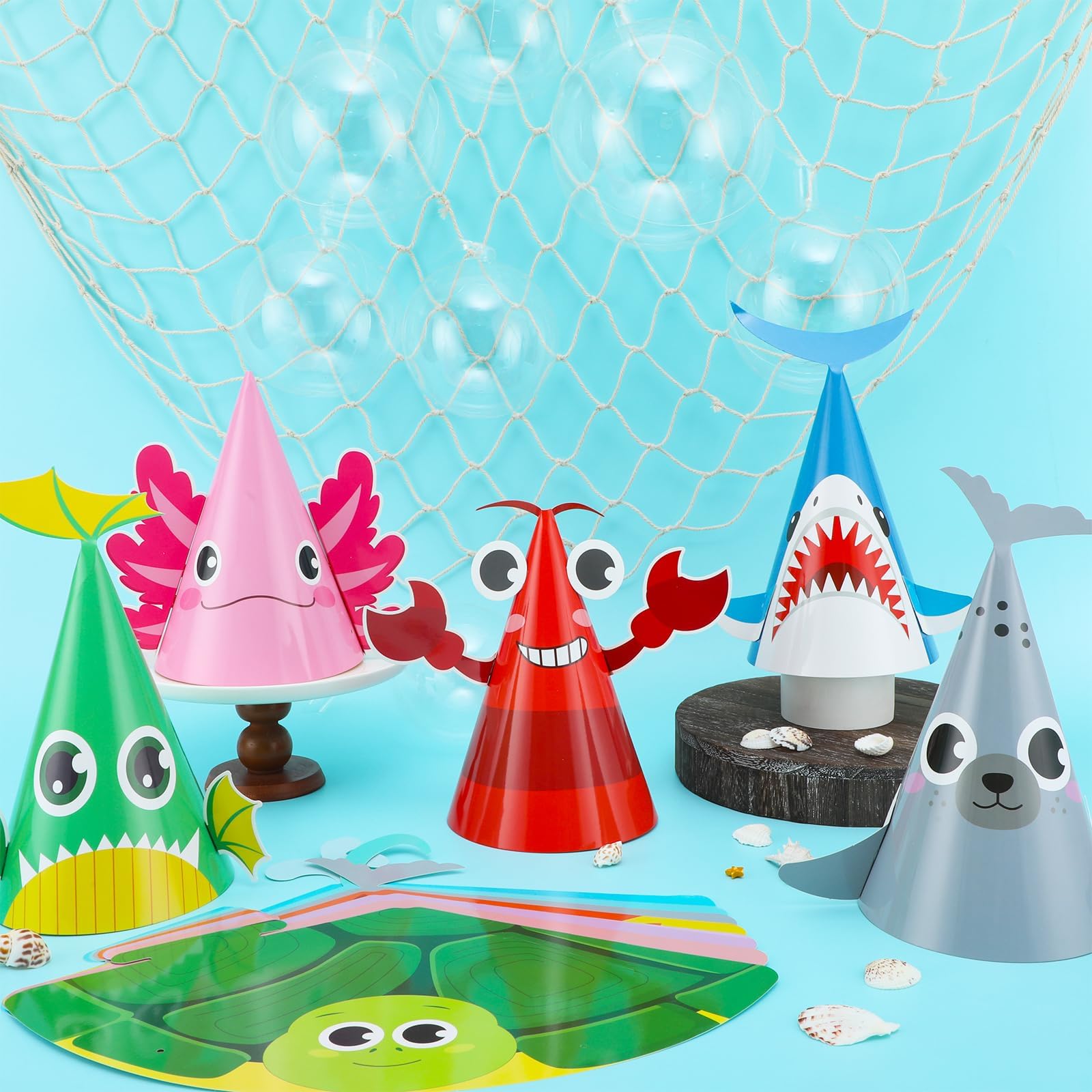 Justforjoyful sea animal hat with octopus design, ideal for imaginative play and styling.
