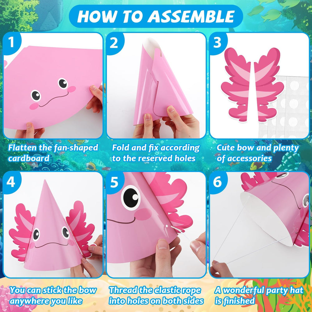 Justforjoyful sea animal hat with whales, adds festive flair to under-the-sea events.